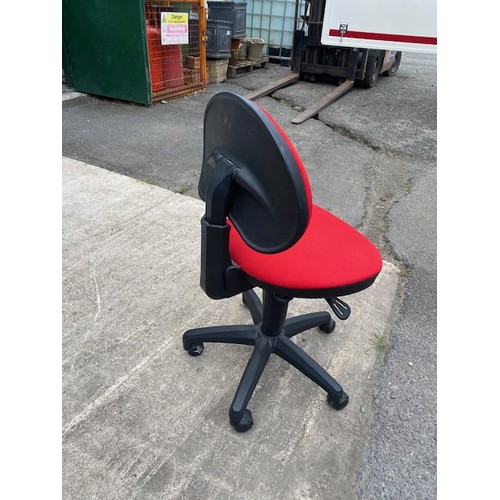 215 - Red office chair