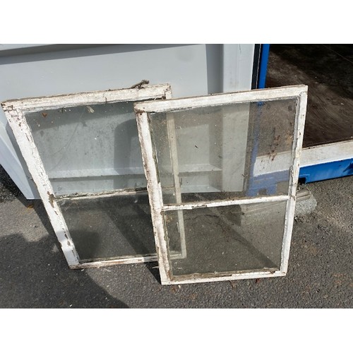 8 - 8 x old sash windows 60 x 89cm