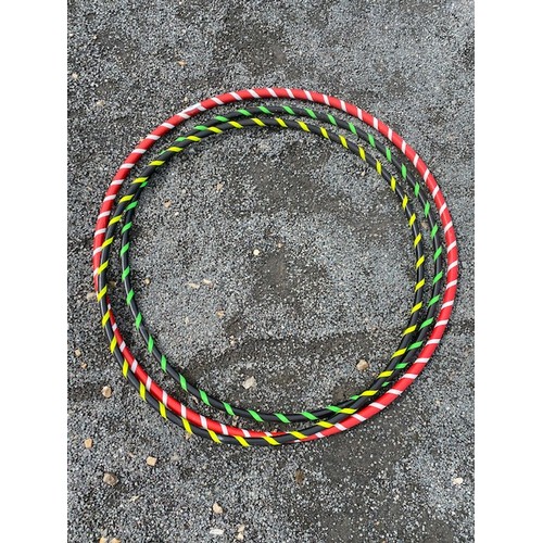 186 - 3 x Adult Hula-Hoops