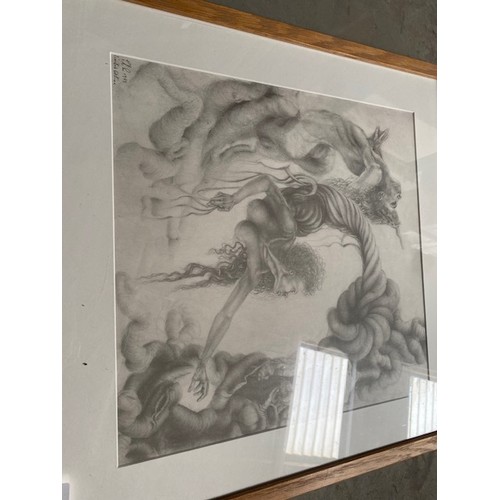 122 - Limited Edition 1983 framed drawing