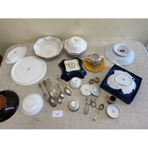 161 - Collection of various items including china from Ansley, Johnson Brothers and various others and a C... 