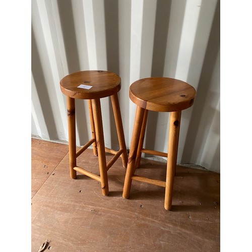 3 - Two Pine Stools - Section S1