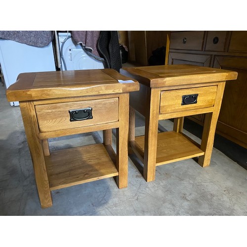 107 - 2 x Lamp Tables (Solid) - Section S5