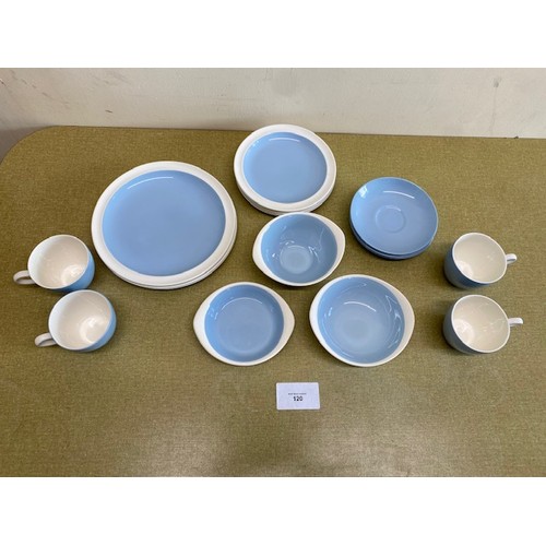 120 - Wedgewood Summer Sky China Set - Section O1