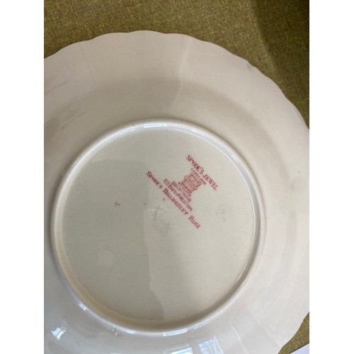 130 - Spode China – Billingsley Rose – Vintage Dinner plates & serving Dish - Section S4