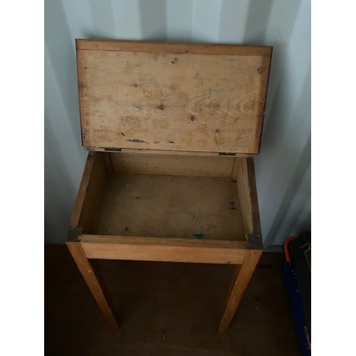 68 - Pine School Writing Desk - Section 10