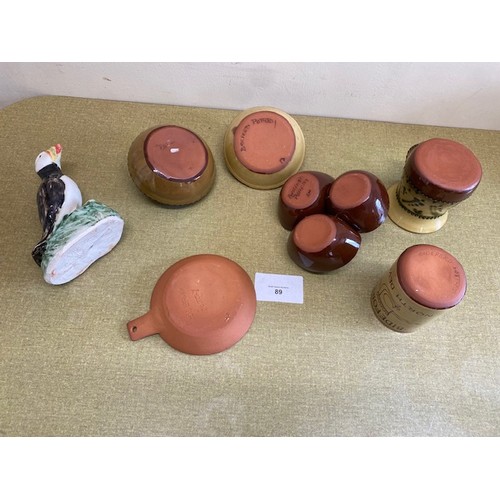 89 - Selection of Bideford Pottery items - Section O13