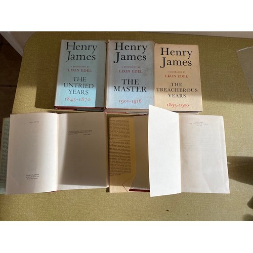 138 - x 5 Henry James Biographies by Leon Edel - Section S4