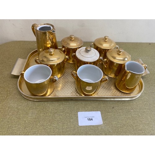 184 - Royal Worcester china set with tray - Section S6