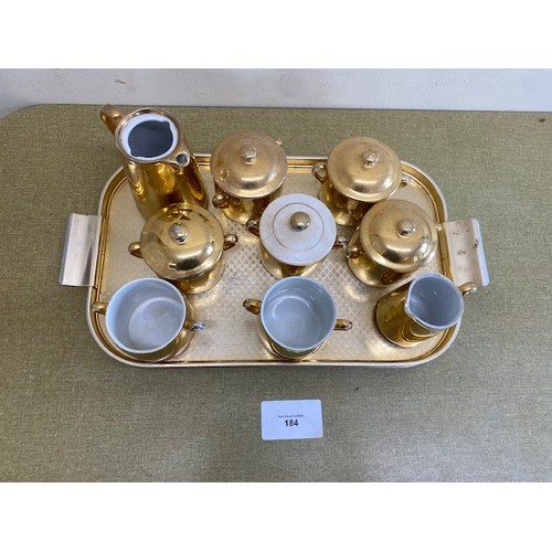 184 - Royal Worcester china set with tray - Section S6