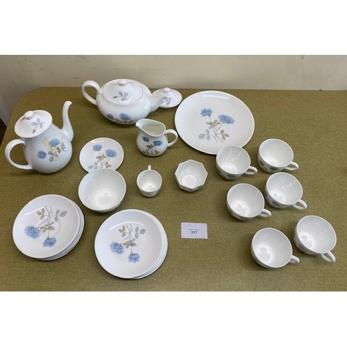 117 - Wedgewood “Ice Rose” Vintage Tea set - Section S7