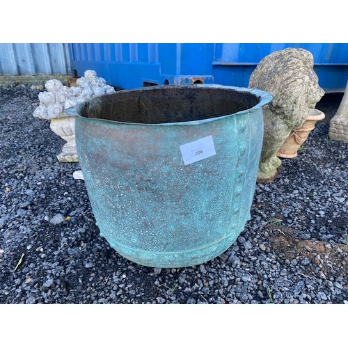 206 - Large Copper Planter - Section OSC