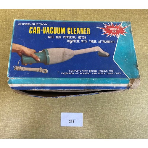 218 - Vintage Car Vacuum cleaner - Section O12