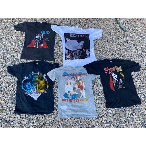 219 - x 5 Vintage Tour T-Shirts - Section O1