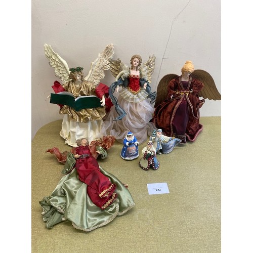 242 - Various Christmas Figure decorations - Section S5