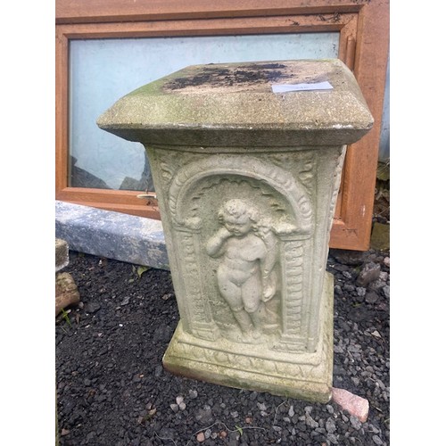 248 - Stone carved pedestal - Section OSC