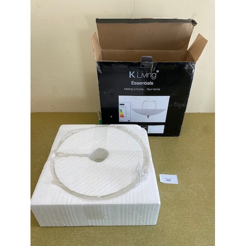 280 - K-Living Ceiling light cover - brand new in box - Section S7