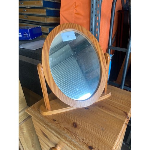 292 - Pine single sided vanity mirror - Section S2