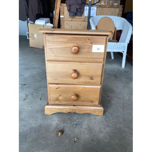 294 - Pine bedside table - Section S8