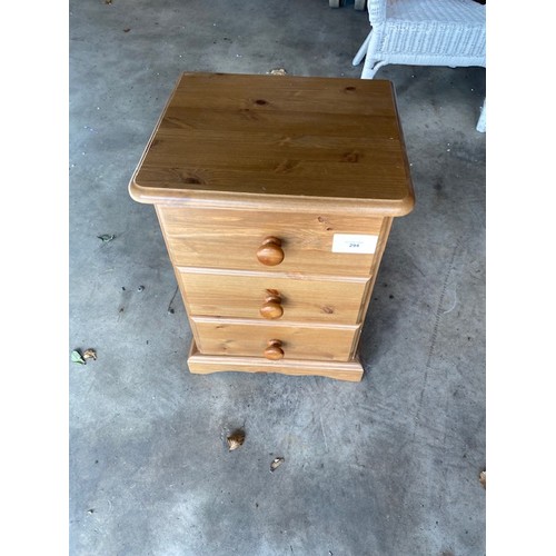 294 - Pine bedside table - Section S8