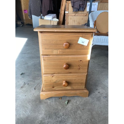 295 - Pine bedside table - Section S8