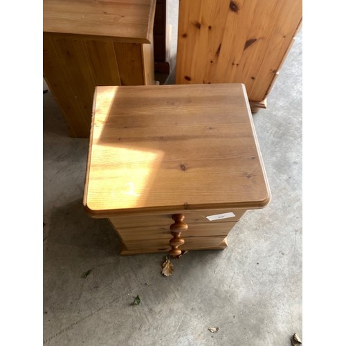 296 - Pine bedside table - Section S8