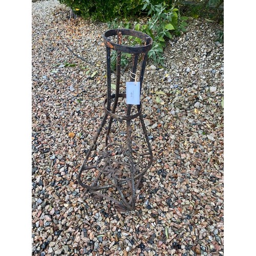 411 - Iron Plant Stand - Section BC