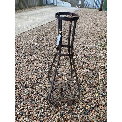 411 - Iron Plant Stand - Section BC