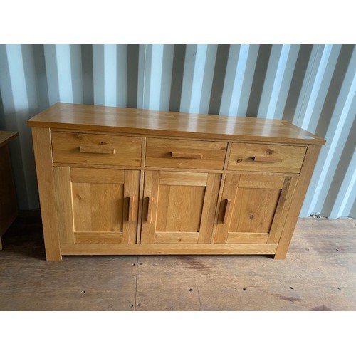 420 - Light Oak Modern Sideboard - Section S9