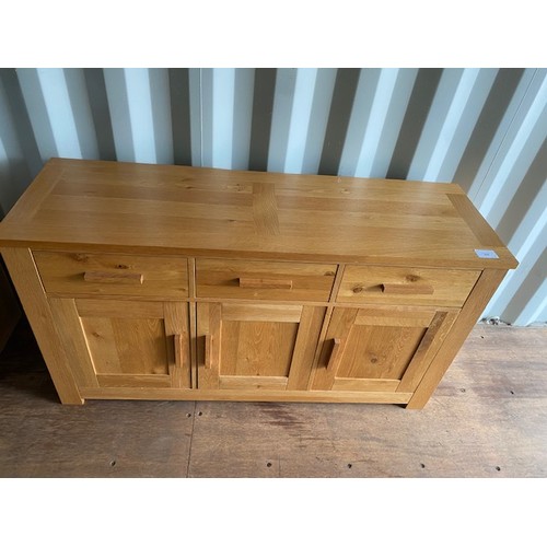 420 - Light Oak Modern Sideboard - Section S9