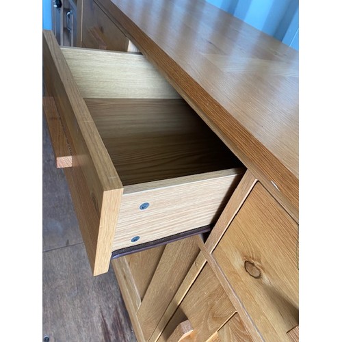 420 - Light Oak Modern Sideboard - Section S9