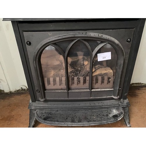 424 - Gazco Huntingdon Gas Fire – P8546 with Flue – Very good condition - Section S10