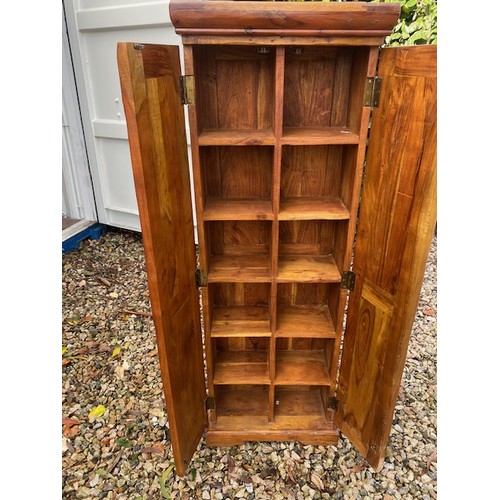 433 - Tall Romanian Oak DVD Cabinet - Section S5