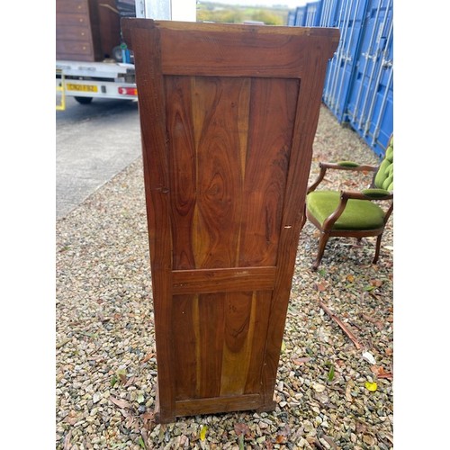 433 - Tall Romanian Oak DVD Cabinet - Section S5