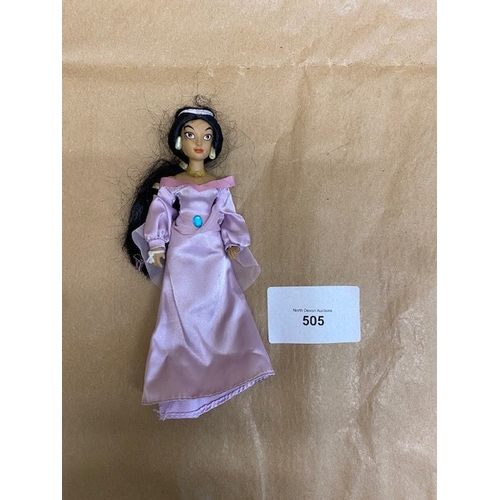 505 - Princess Jasmine Small China Doll- Section O6