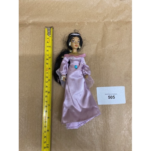 505 - Princess Jasmine Small China Doll- Section O6