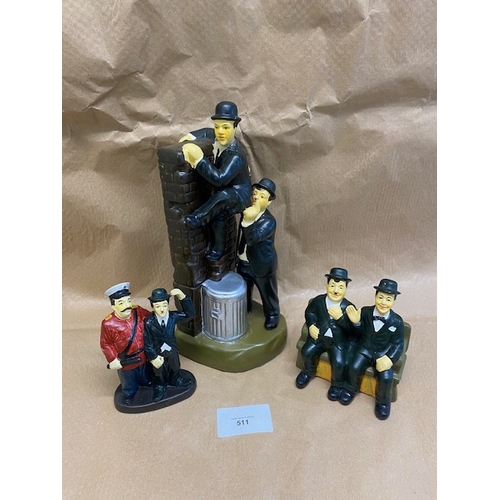 511 - Collection of Charlie Chaplin ornaments- Section O7