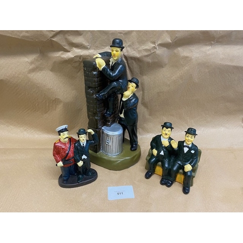 511 - Collection of Charlie Chaplin ornaments- Section O7