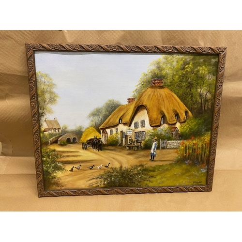 514 - Country Cottage painting - Section O11