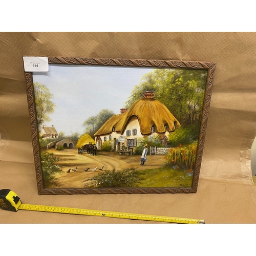 514 - Country Cottage painting - Section O11