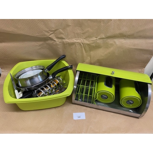 520 - Selection of Green Kitchen Items - Section O4