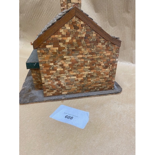 608 - Rovers Return Model – Chimney pots loose - Section O14