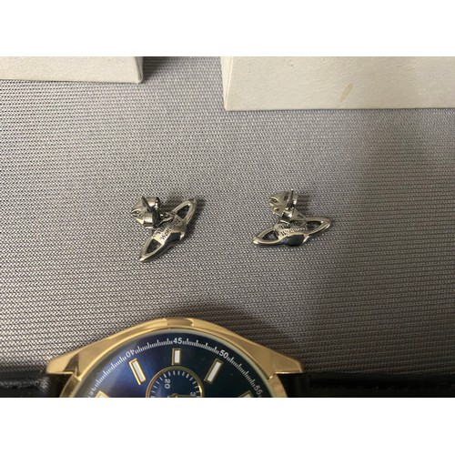 30 - Vivienne Westwood earrings & American Exchange watch (not currently working)  - Viewing Section O1