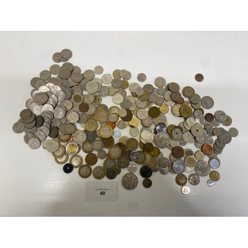 40 - Large selection of Vintage and Foreign coins  - Viewing Section O1