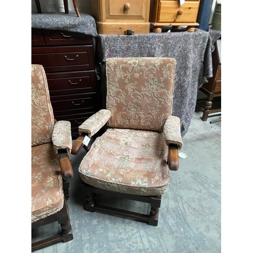 109 - 2 X Parker knoll chairs - Due to the lack of fire labels the cushions are not included in this lot. ... 