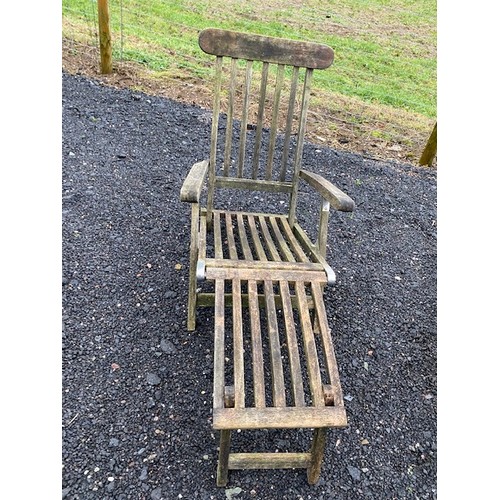 171 - 2 x Wooden Steamer Chairs - Viewing Section OS