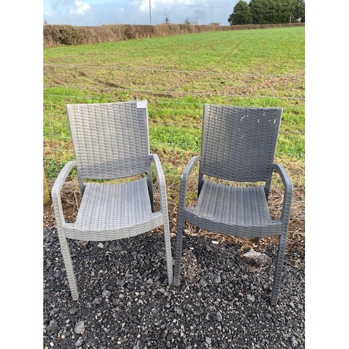 216 - 2 x Garden Chairs - Viewing Section OS