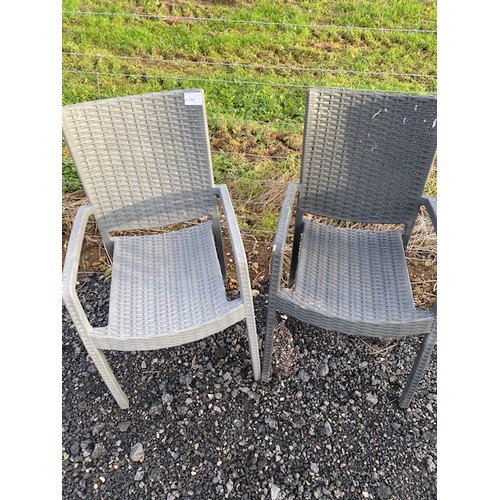 216 - 2 x Garden Chairs - Viewing Section OS