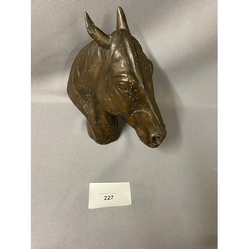 227 - Bronze Horse Bust - Kerek - 21/500 - Viewing Section O2