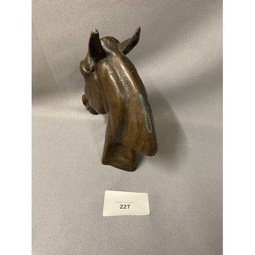 227 - Bronze Horse Bust - Kerek - 21/500 - Viewing Section O2